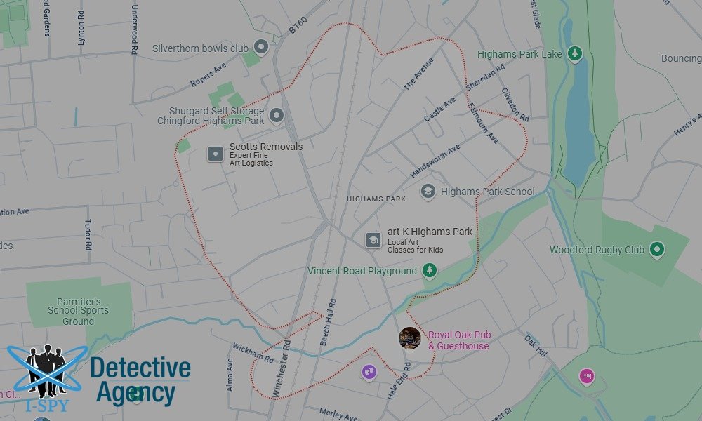 Our Detectives operate across the entire Highams Park area