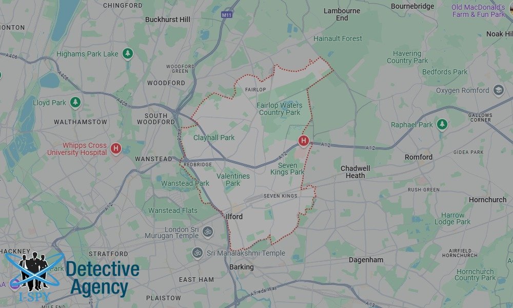 Our Detectives operate across the entire Illford area