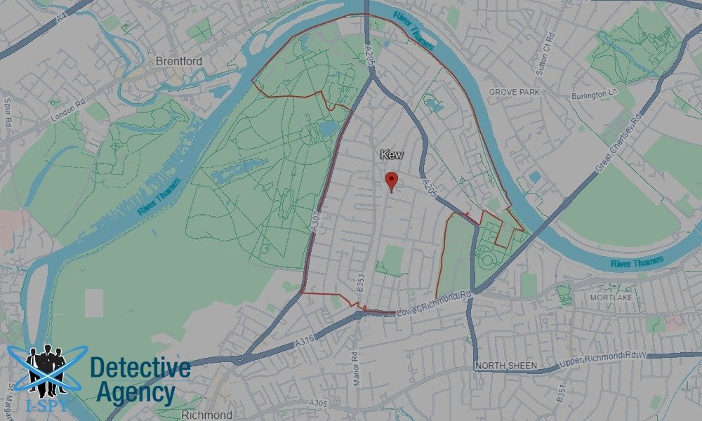 Our Detectives operate across the entire Kew area