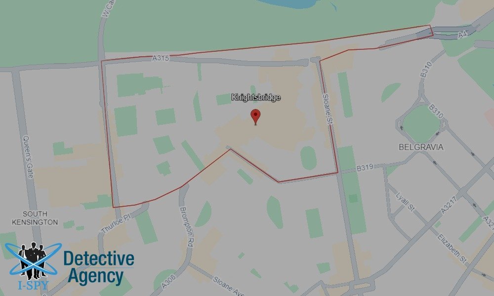 Our Detectives operate across the entire Knightsbridge area