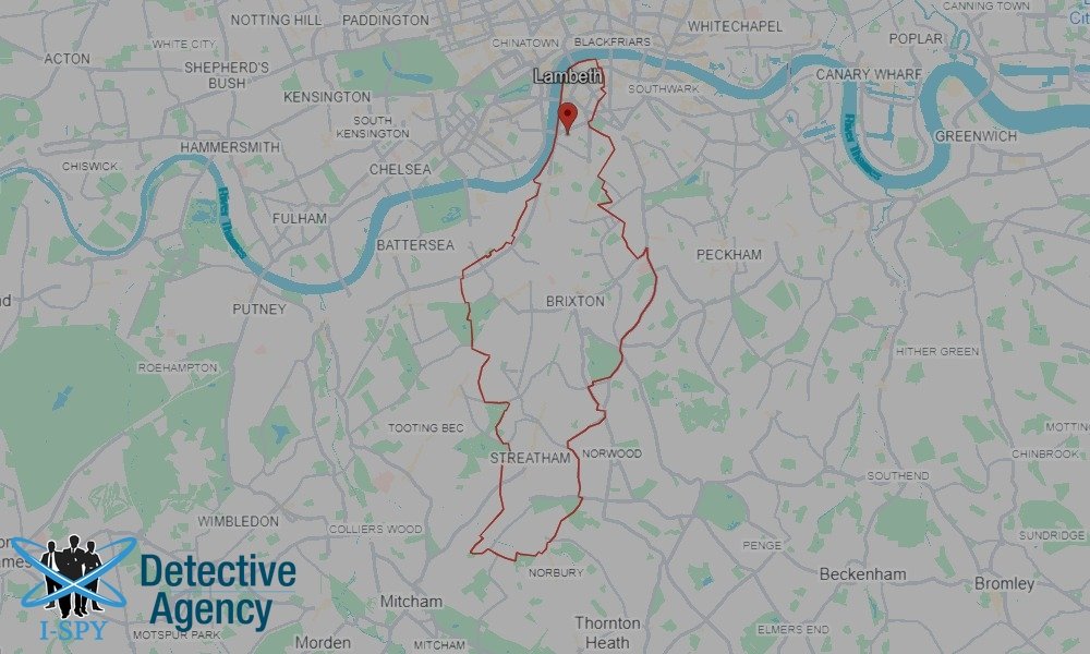 Our Detectives operate across the entire Lambeth area