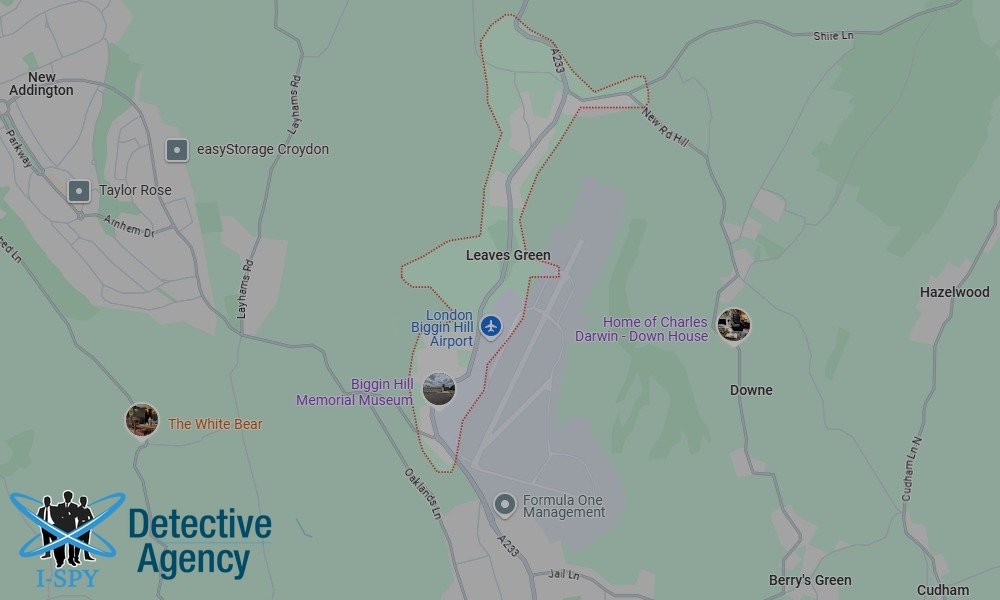 Our Detectives operate across the entire Leaves Green area