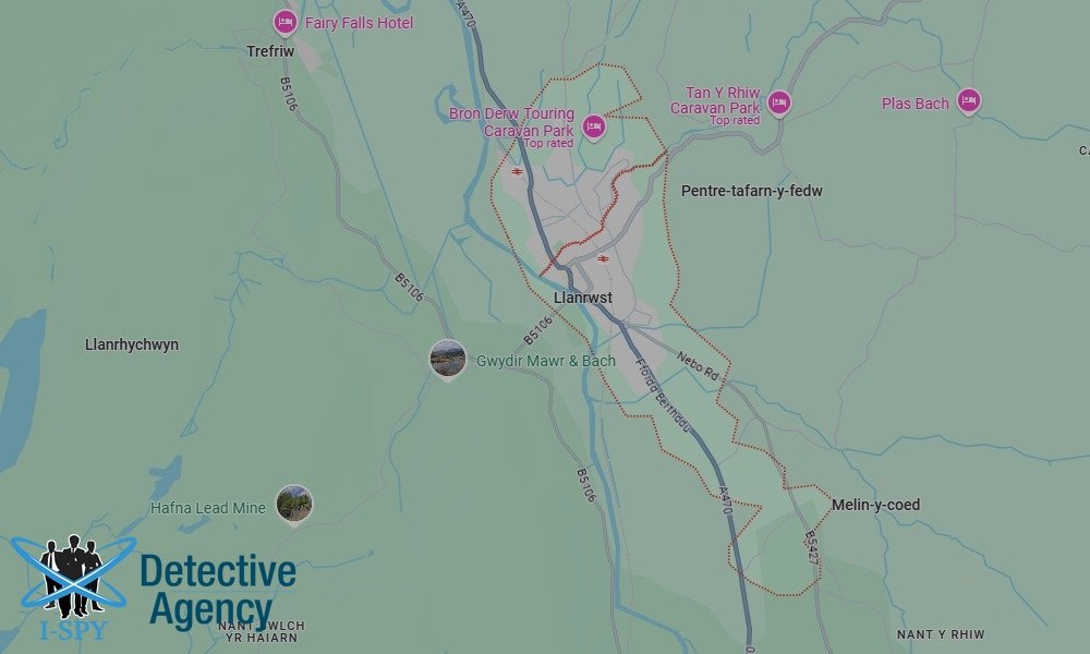 Our Detectives operate across the entire Llanrwst area