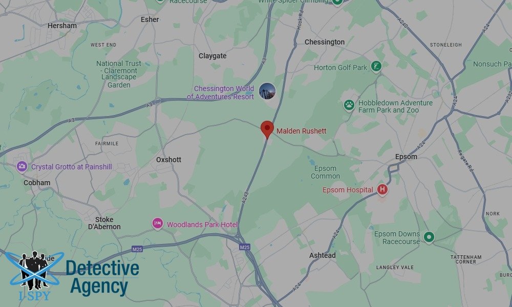 Our Detectives operate across the entire Malden Rushett area