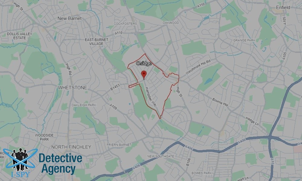 Our Detectives operate across the entire Osridge area