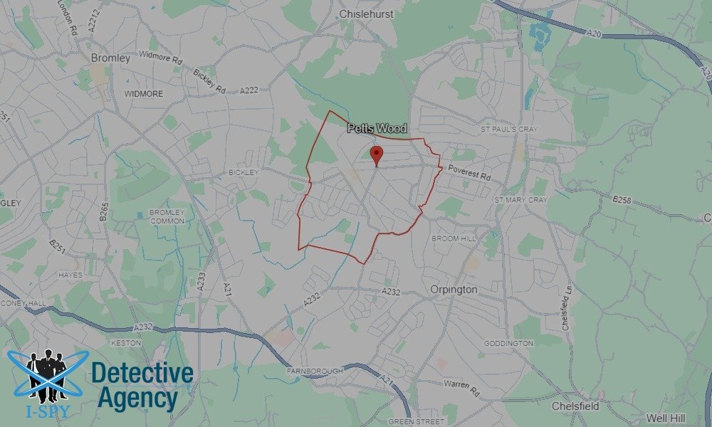 Our Detectives operate across the entire Petts Wood area