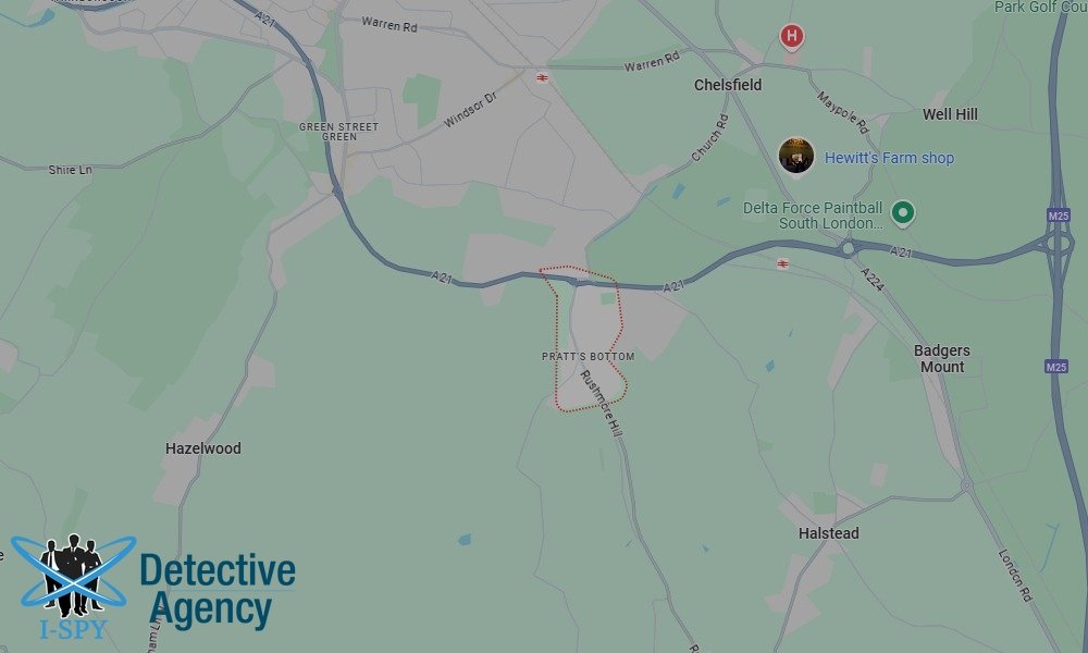 Our Detectives operate across the entire Pratts Bottom area