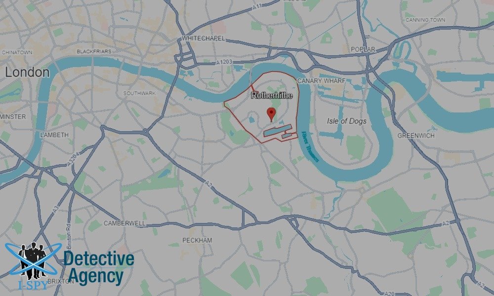 Our Detectives operate across the entire Rotherhithe area
