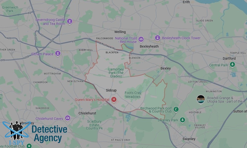 Our Detectives operate across the entire Sidcup area