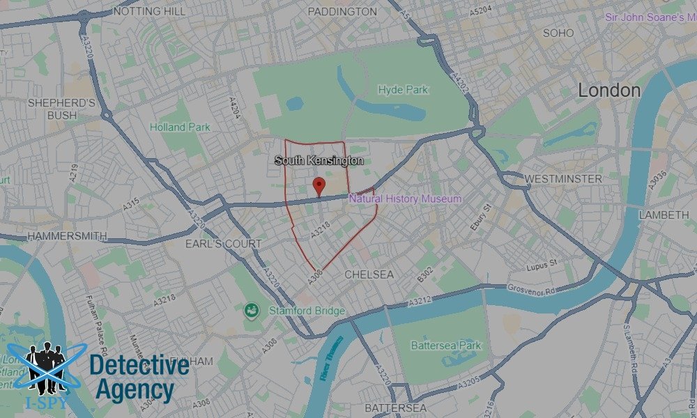 Our Detectives operate across the entire South Kensington area