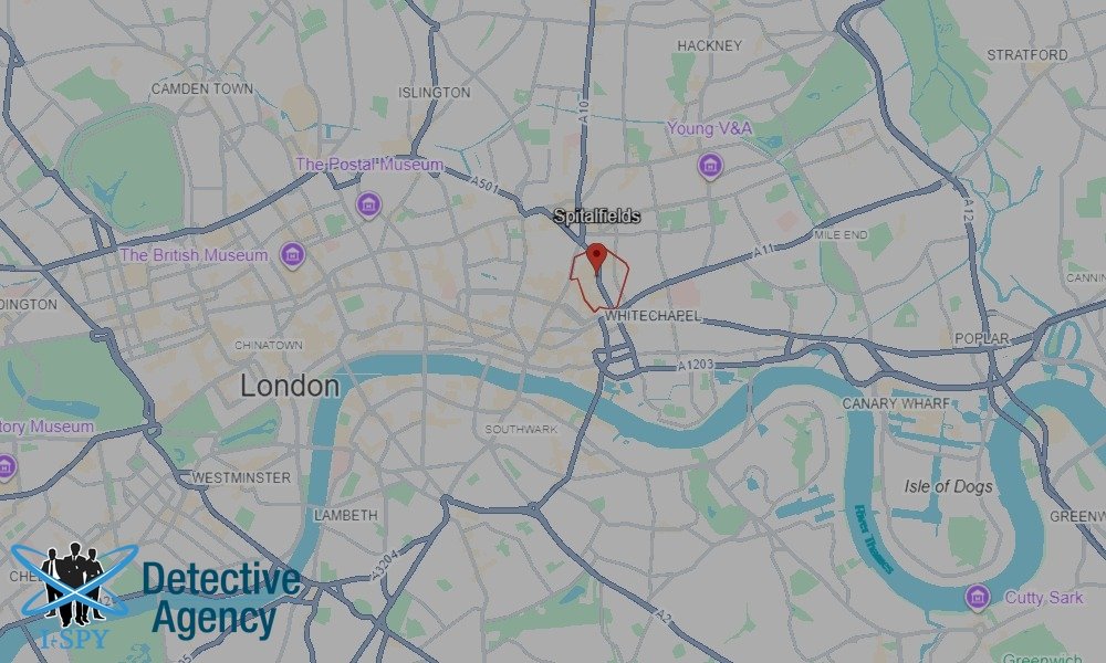 Our Detectives operate across the entire Spitslfields area