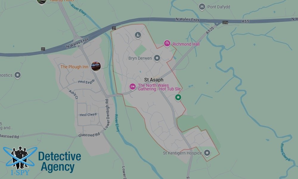 Our Detectives operate across the entire St Asaph area