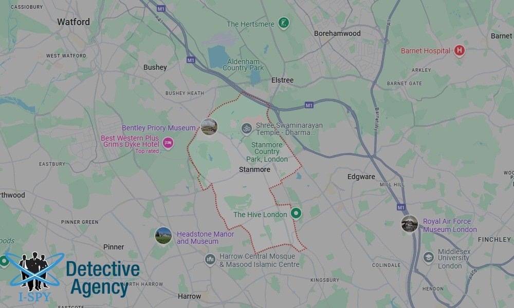 Our Detectives operate across the entire Stanmore area