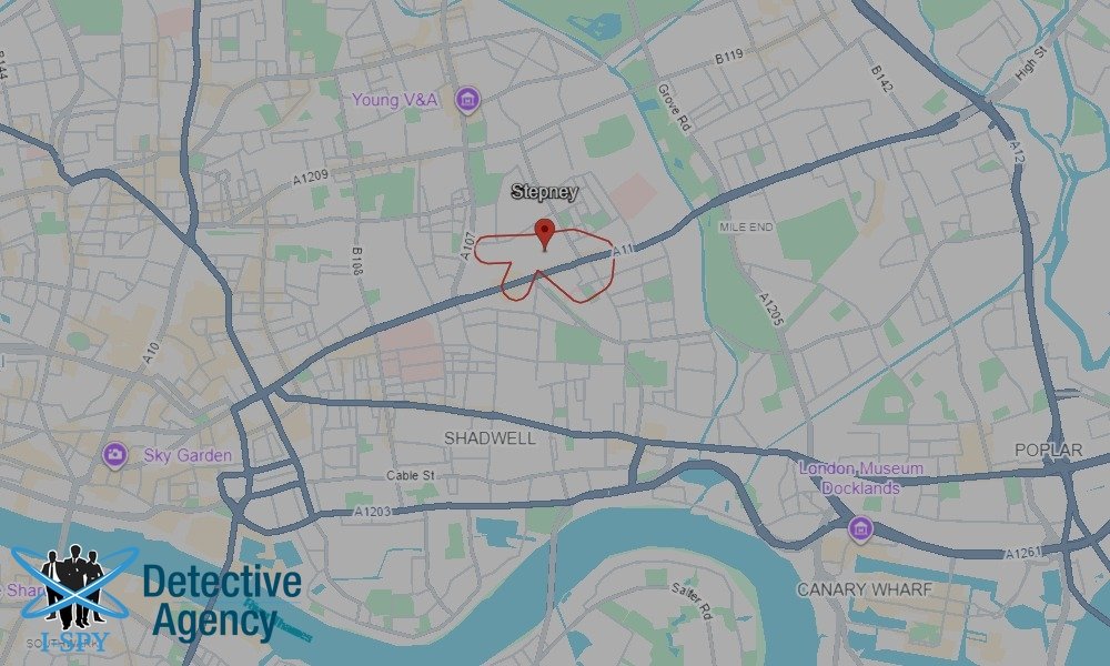 Our Detectives operate across the entire Stepney area