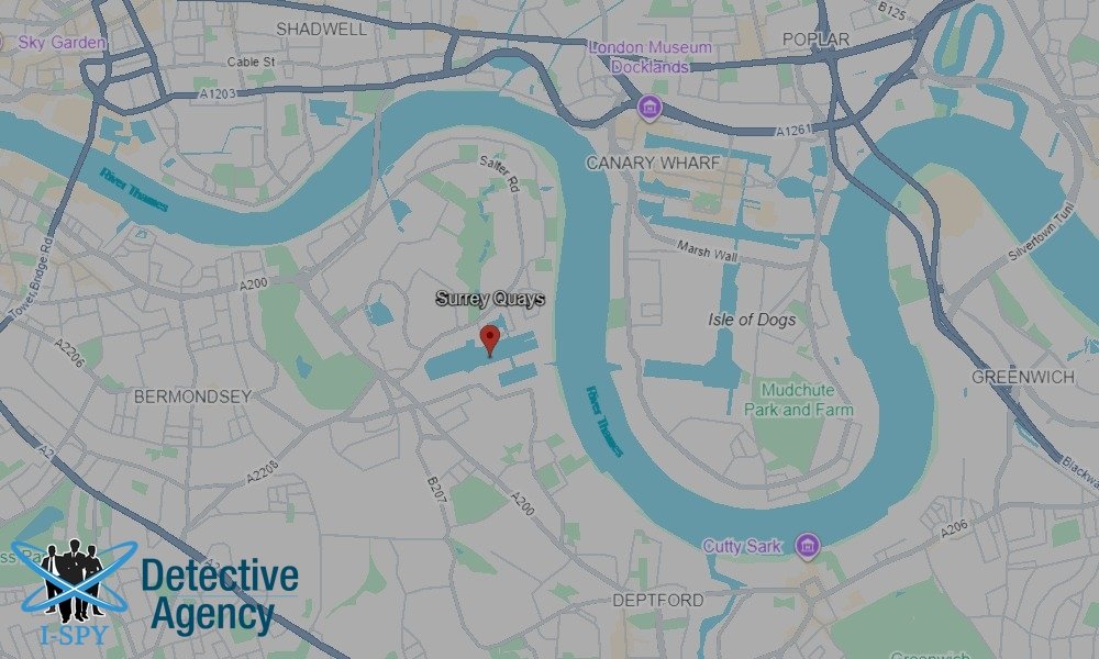 Our Detectives operate across the entire Surrey Quays area