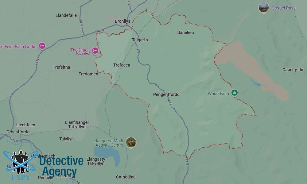 Our Detectives operate across the entire Talgarth area