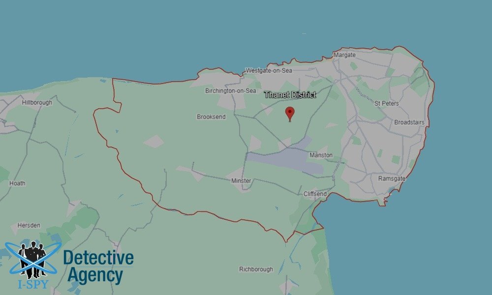 Our Detectives operate across the entire Thanet area