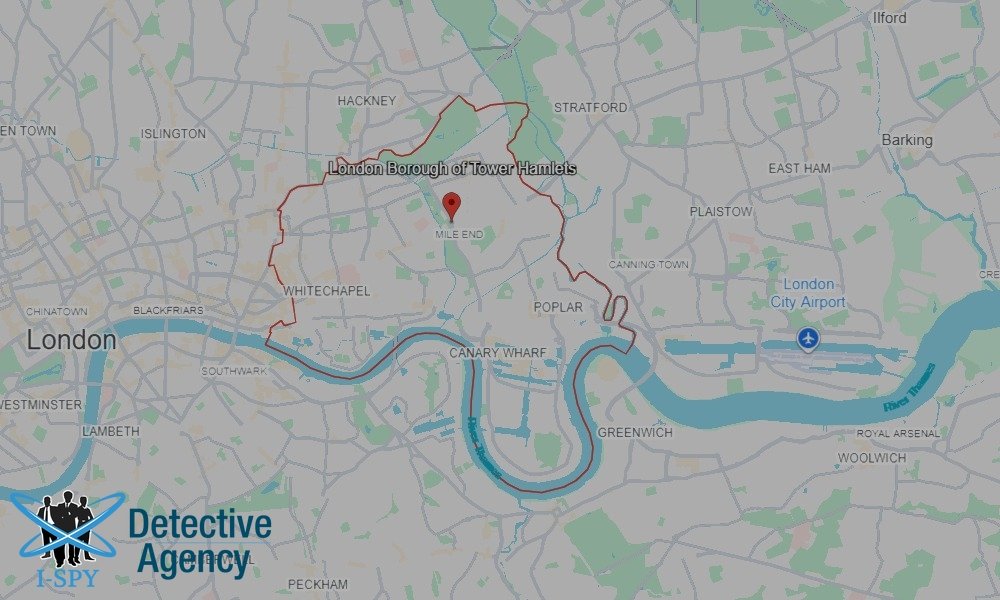 Our Detectives operate across the entire Tower Hamlets area