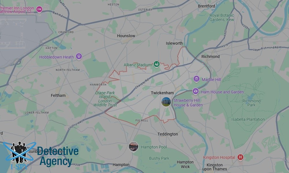 Our Detectives operate across the entire Twickenham area