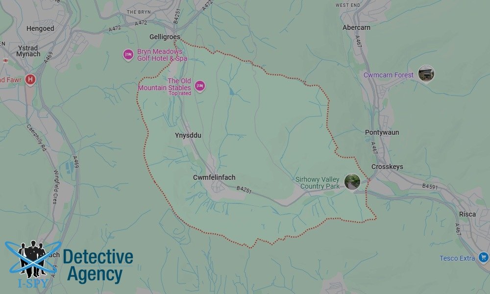 Our Detectives operate across the entire Ynysddu area